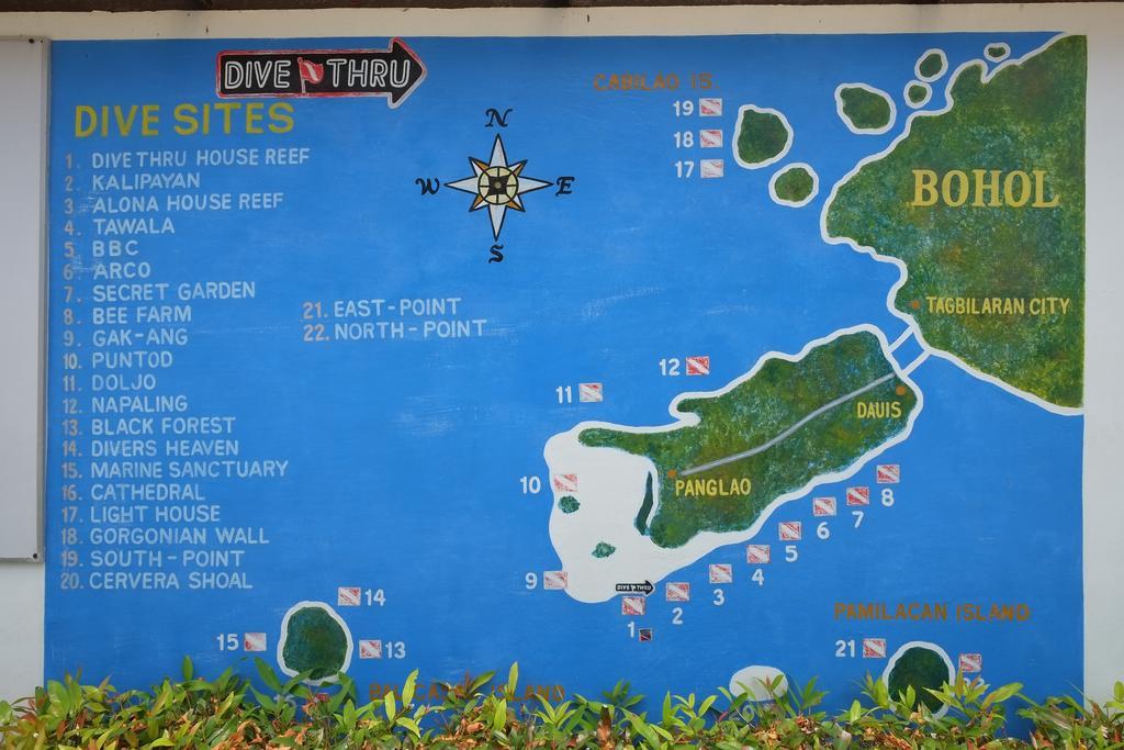 Dive Thru Resort Panglao Exterior foto